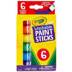 Crayola Washable Paint Sticks 6 Pack