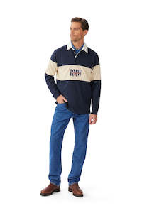 Heritage Rugby - Navy, Sand