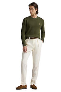 Cotton Crewneck Sweater - New Olive