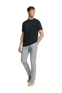 Polos Tees: T-Shirt Crewneck Small Pin Stripe - Deep Blue