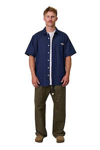 Jetz: Ballast SS Shirt - Stripe Denim