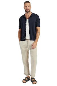 Jackson Knit Polo - Navy