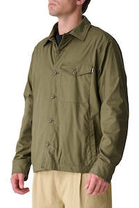 Padded Poplin Jacket - Dark Army