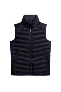 Jackets Vests 1: Fuji Sport Padded Gilet - Eclipse Navy