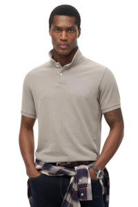 Shirts Long Sleeved 1: Vint Destroy Polo - Destroy Dove Grey