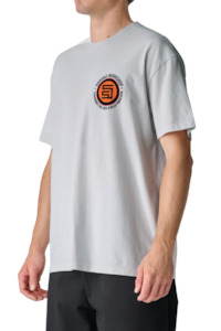 Tees Tanks: Workshop Dot Ss Tee - Pigment Silver
