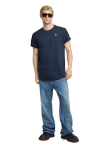 Tees Tanks: Lash R Tee - Sartho Blue
