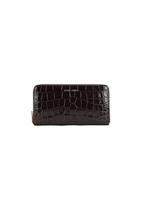 Womens Watches: Maxi Wallet - Espresso Croc