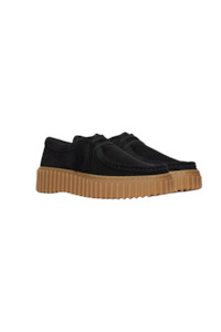 Womens Casual Shoes: Torhill Bee - Black Suede