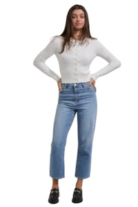 Womens Fashion Denim: Venice Straight Liv