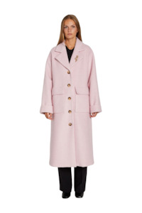 Womens Fashion Jackets Coats: Bedina Coat - Rosewater