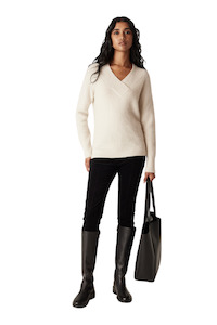 Womens Fashion Knitwear Sweatshirts: Lexi Shawl Jumper