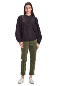 Cord Cuffed Hepburn Pant
