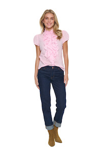 Womens Fashion Shirts Blouses: Tilli Shirt - Pink Nectar