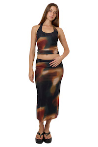 Womens Jetz: Metamorphic Daze Halter Top