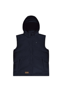 Womens Jetz Jackets Vests: Womens Classic Down Vest - Hrgbone Navy