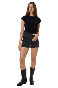Womens Jetz Skirts Shorts: Erica Short - Ash Black