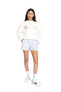 Womens Jetz Skirts Shorts: Cruise Skipper Short - Ice Blue Stripe
