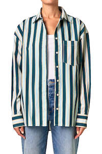 Womens Jetz Tees Tops: Stripe Barret Shirt