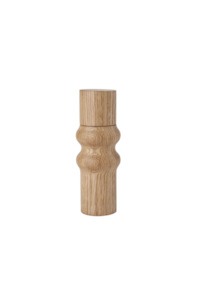 Dining Bowls Plates: Salt/Pepper Grinder Edgar Two Ring - Natural