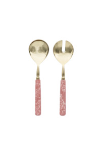 Salad Server Set - Rose