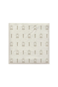 Paper Napkin Fairy Tale - Gold/Off White