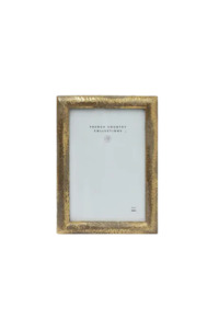 Hammered Gold Photo Frame