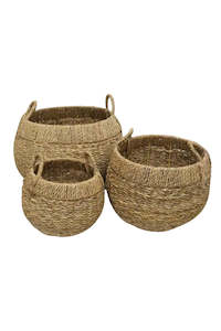 Seagrass Round Basket