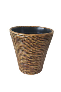 Living Furniture Storage: Waste Bin with Plastic Inner