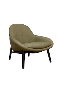 Living Furniture Storage: The Perrie Chair - Basket Texture Green Fields