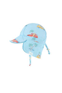 Paradise Swim Flap Cap - Swell Seekers Sky