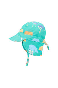 Children: Paradise Swim Flap Cap - Congo Seagrass