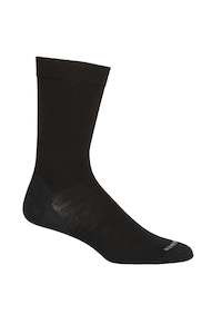 Mens Lifestyle Fine Gauge Crew Sock