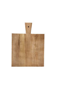 Homewares: Artisan Square Serving Board With Handle - 30cm