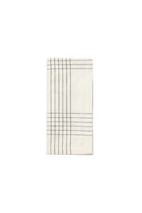 Homewares: Alice Napkin - Black/Natural