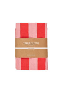 Dining Table Linen: Linen Table Cloth - Redi Stripe