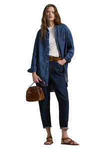 Womens Sale: Ladies Denim Shirt - Remy Wash