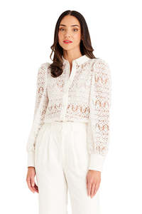 Womens Sale: Dahlia Lace Shirt