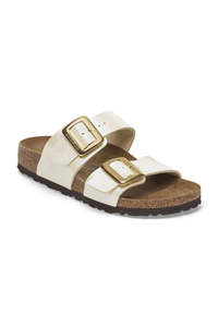 Birkenstock: Sydney Cushion Buckle Graceful - Regular, Pearl White