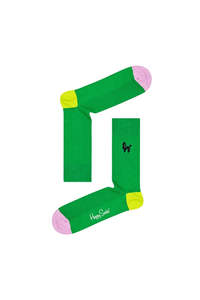 Happy Socks: Poodle Ribbed Embroidery Sock