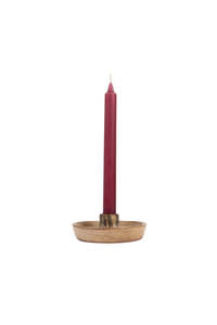 Living Candles Home Fragrance: Household Taper Candle - Plum