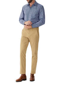 R M Williams: Classic Shirt - Navy, White
