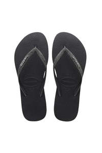 Womens Footwear: Slim Glitter Jandals