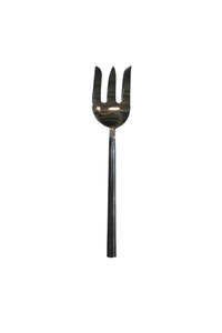 Black Handle Serving Fork