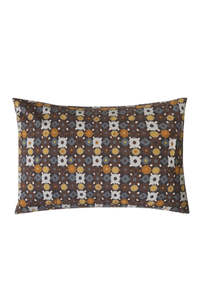 Bed Bath: Lisbon Pillowcase Pair - Blue Black/Multi