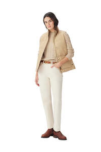 R M Williams: Beechwood Padded Vest - Straw