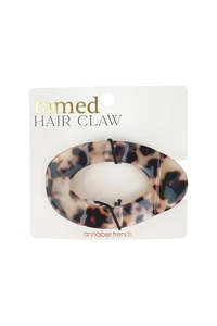 Tamed Flat Hair Claw - Tortoiseshell Light