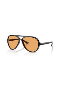 Cats 5000 Sunglasses - Black with Orange
