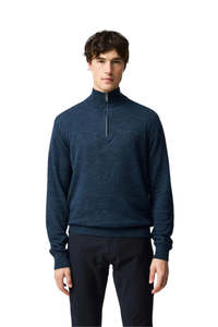 Mens: Fortrose 1/4 Zip Knit - Midnight