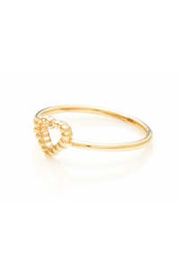 Womens Jewellery: Cutout Heart Ring